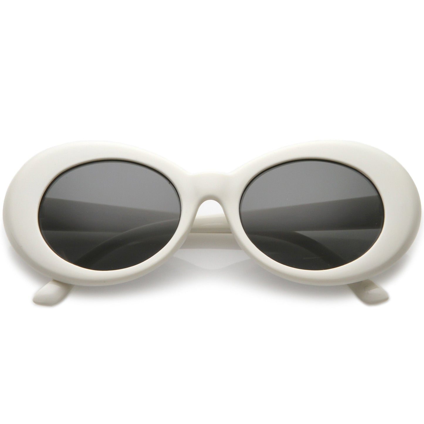 Retro 1990's Fashion Oval Clout Goggle Sunglasses