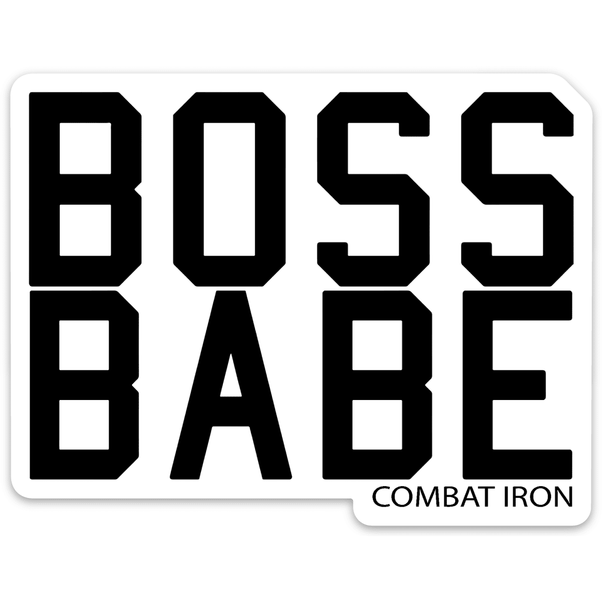 BOSS BABE ALL WEATHER DECAL