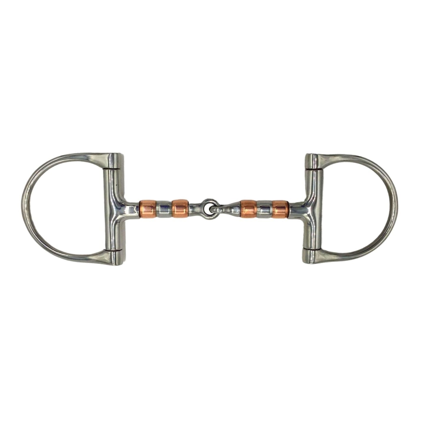 Copper Roller Mouth Dee Snaffle Bit