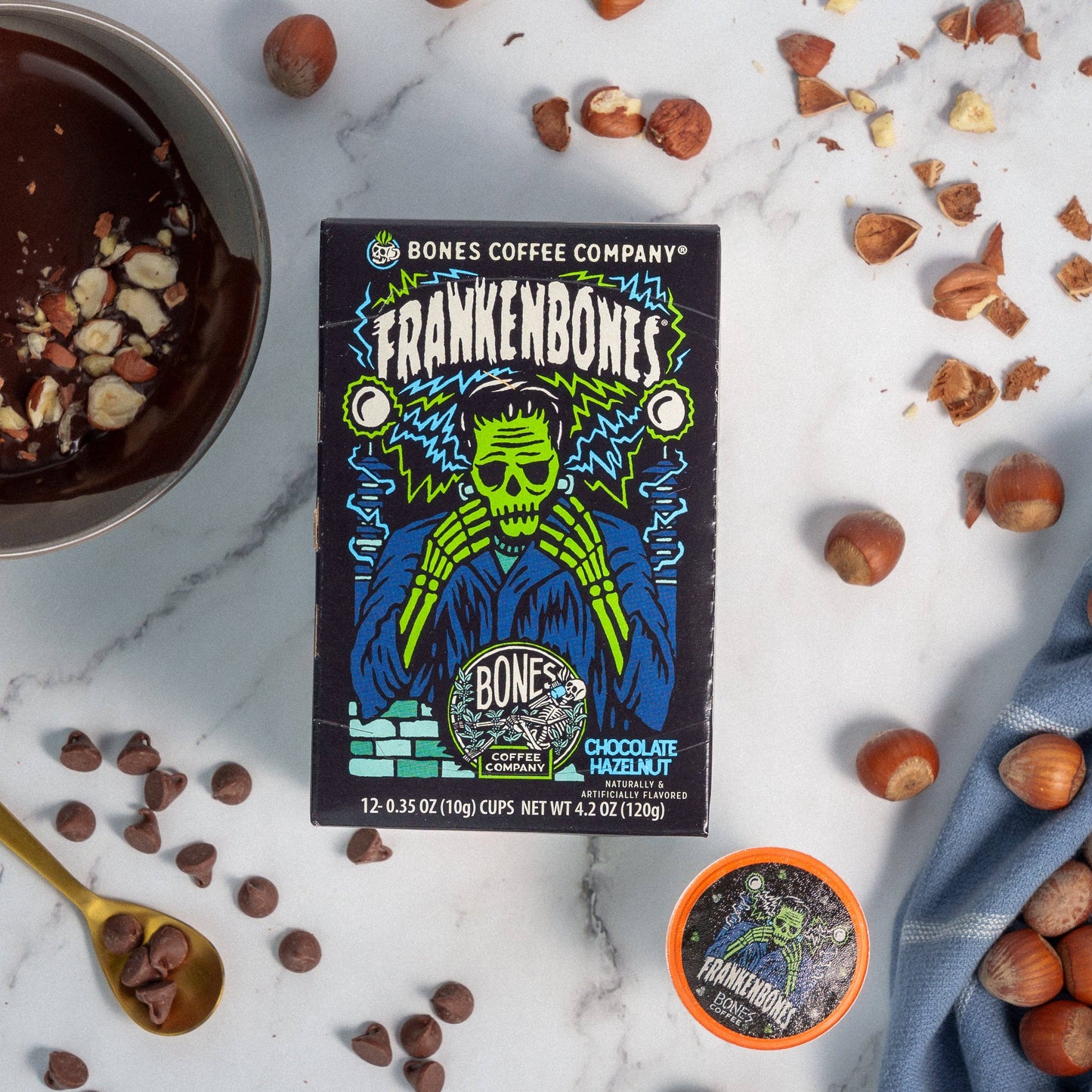 Frankenbones Coffee Pods | 12 Count | Flavored Coffee