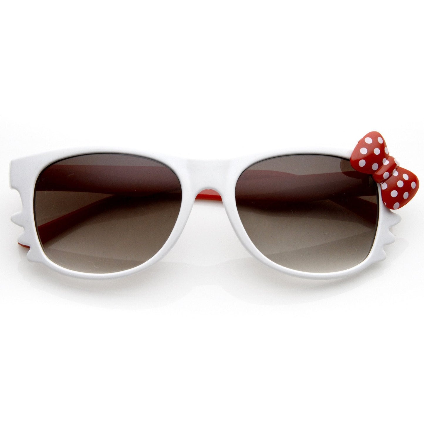 Cute Kitty Colorful Polka Dot Bow Sunglasses 8799