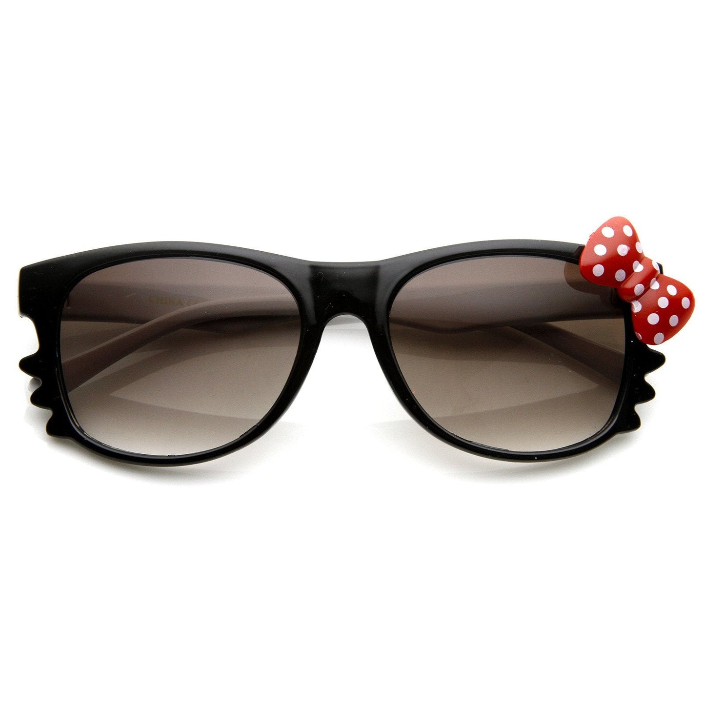 Cute Kitty Colorful Polka Dot Bow Sunglasses 8799