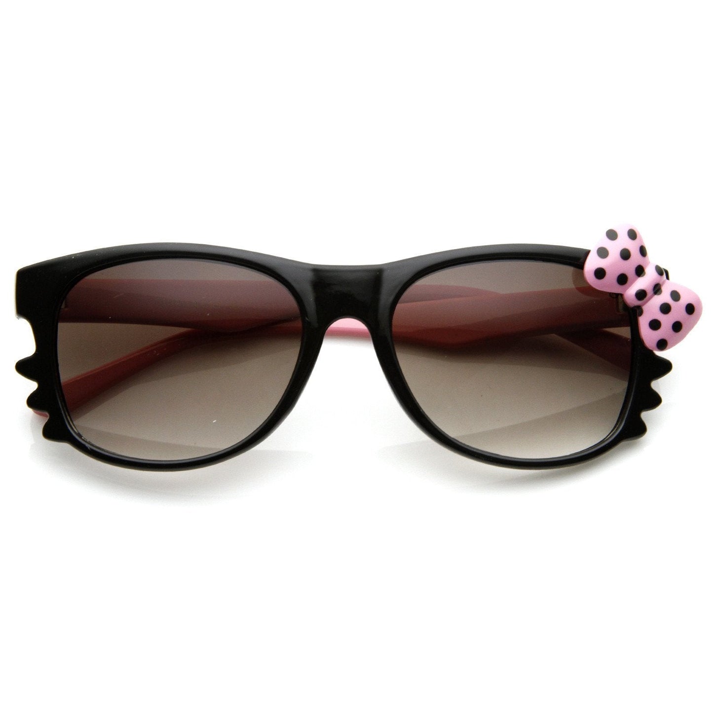 Cute Kitty Colorful Polka Dot Bow Sunglasses 8799