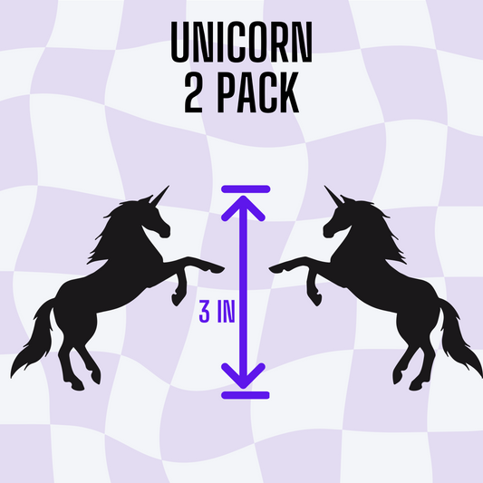 Unicorn Decals- 2 Pack