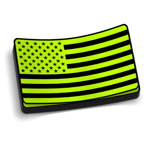 Hi Vis Flag - Hard Hat Decal