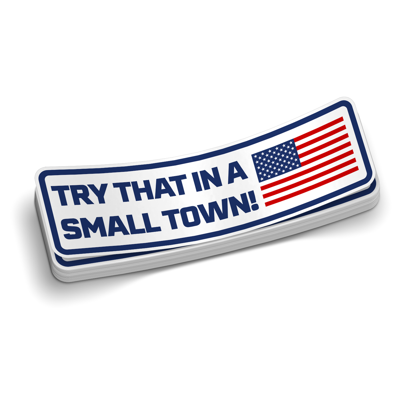 Small Town - Hard Hat Decal