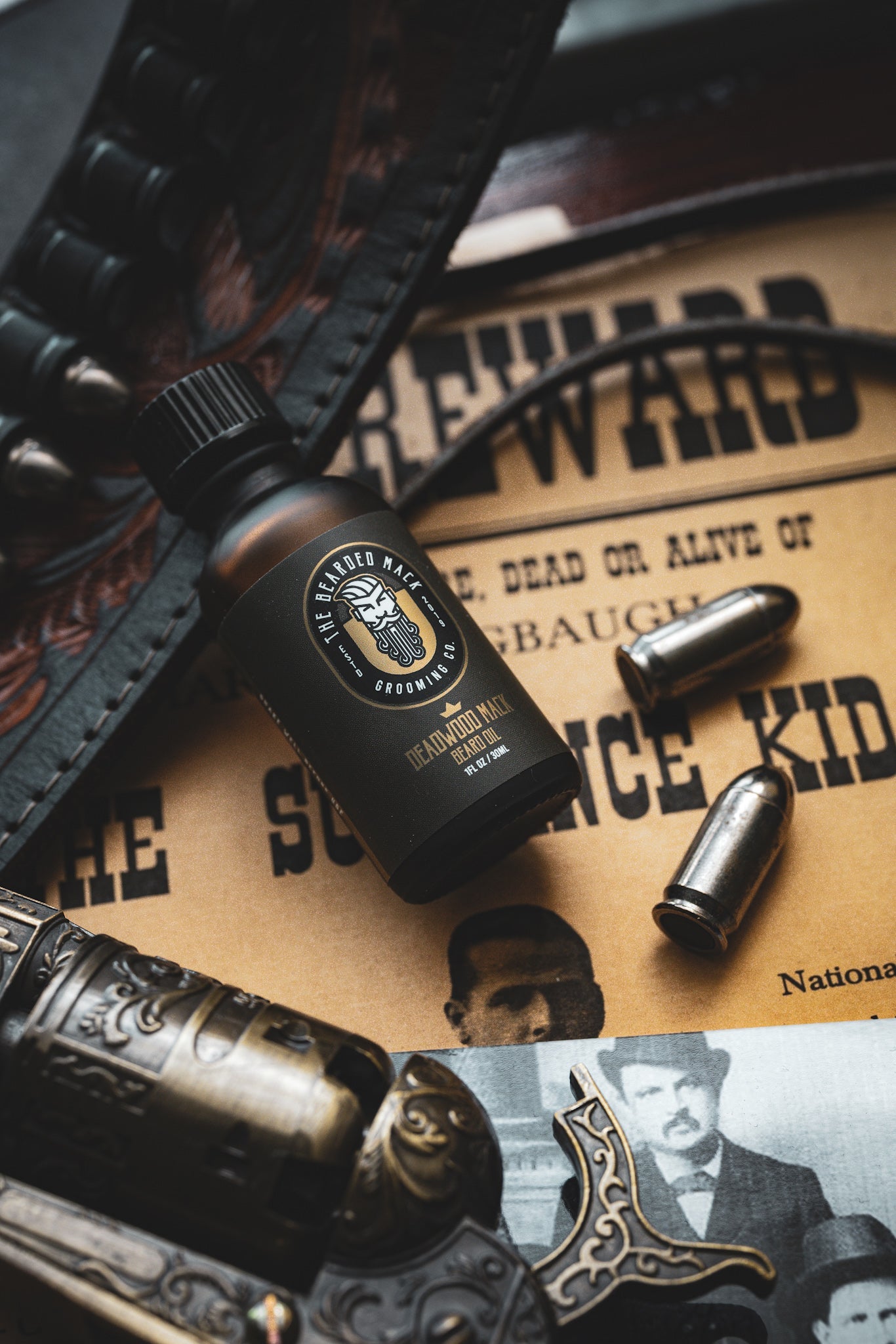 Deadwood Mack Beard Oil - Smooth Tobacco, Musk + Leather