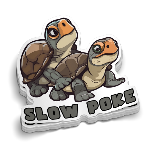 Slow Poke- Hard Hat Decal