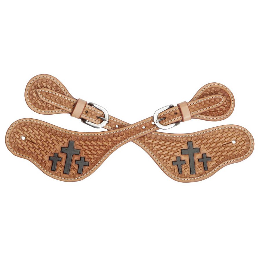 Trinity Cross Basket Spur Straps