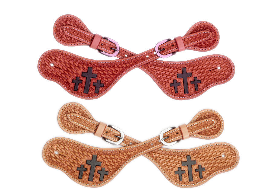 Trinity Cross Kids Spur Straps