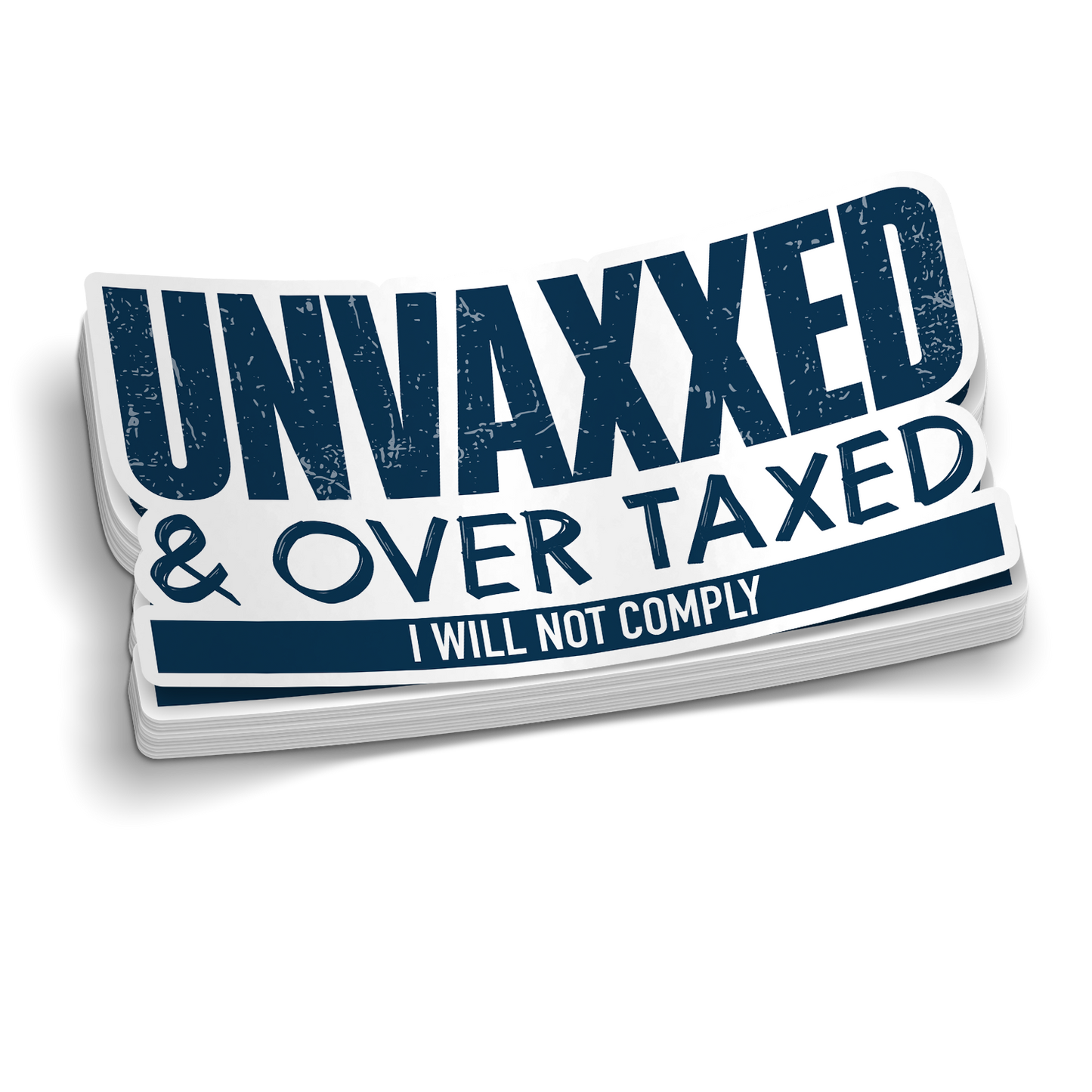 Unvaxxed - Hard Hat Decal