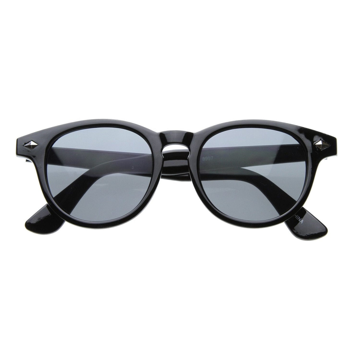 Retro Dapper P3 Key Hole Horned Rim Sunglasses 8308