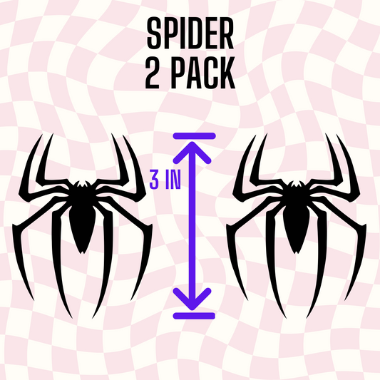 Spider Decals- 2 Pack