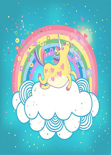 Rainbow Unicorn Banner