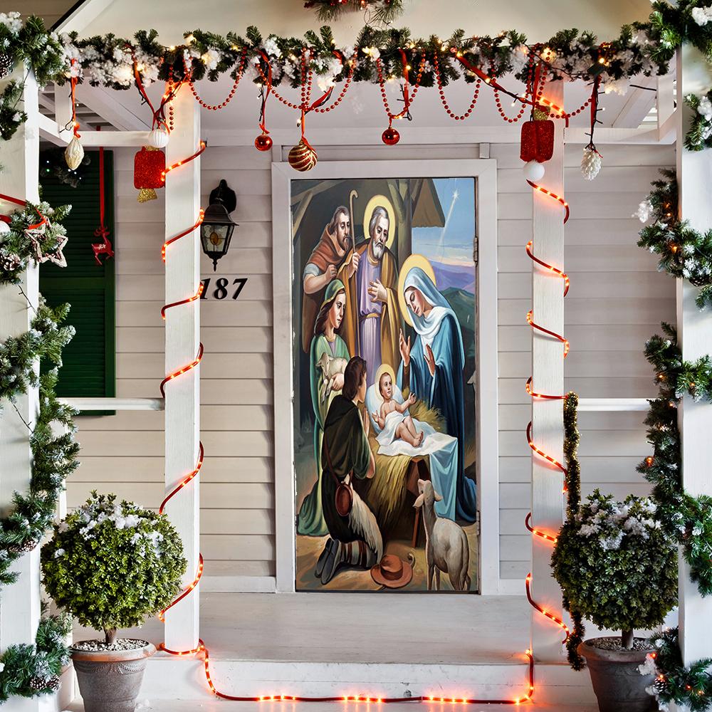 Nativity Scene Door Cover