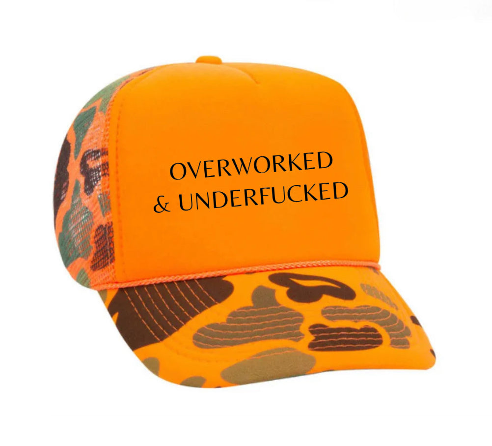 Overworked Trucker Hat