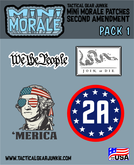 Mini Morale - Second Amendment Patch Pack 1