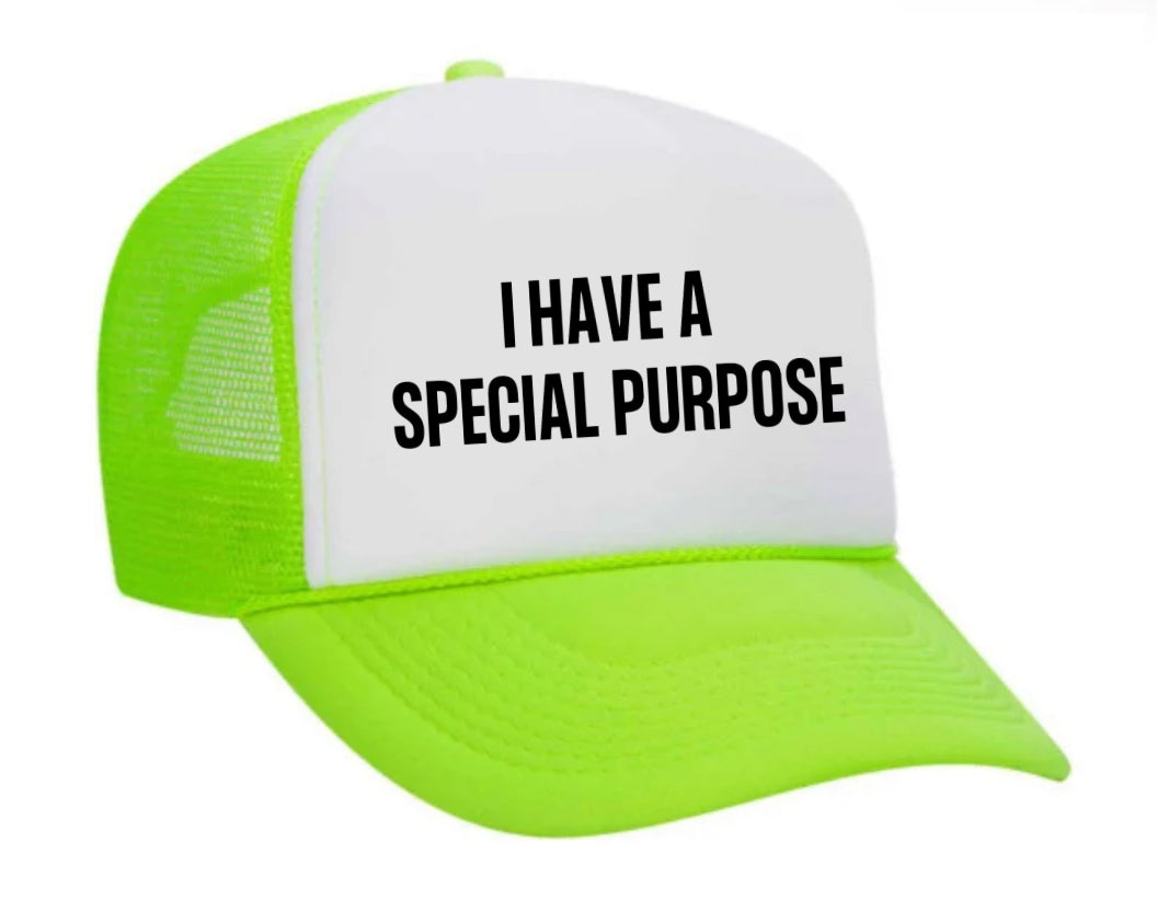 I Have A Special Purpose Trucker Hat