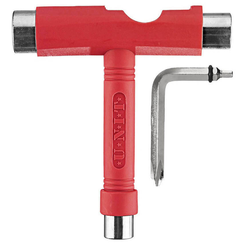 Unit Multi-Purpose Skate Tool - Red/Chrome