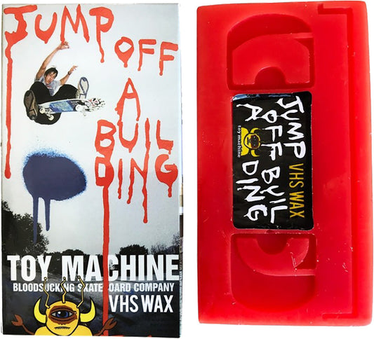 Toy Machine VHS Wax Jump Off A Building - Red