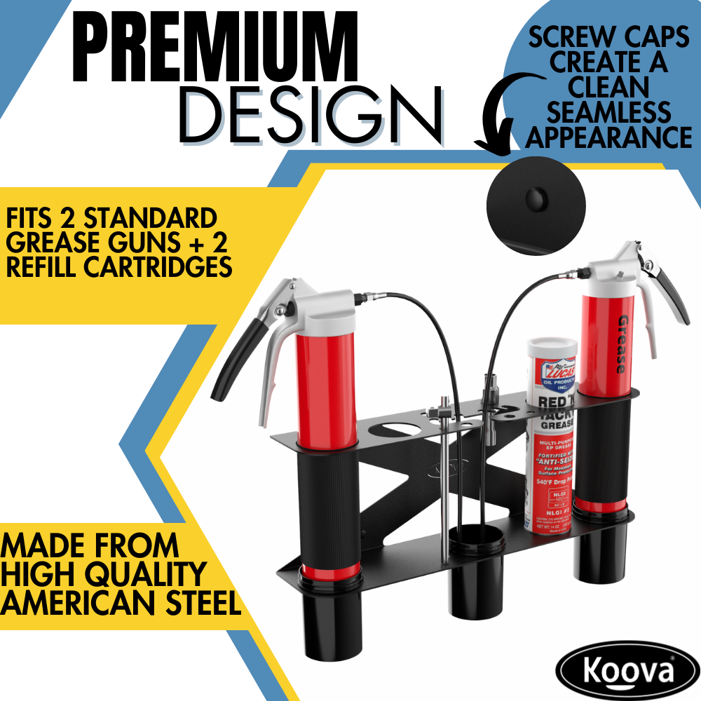 Double Grease Gun Holder