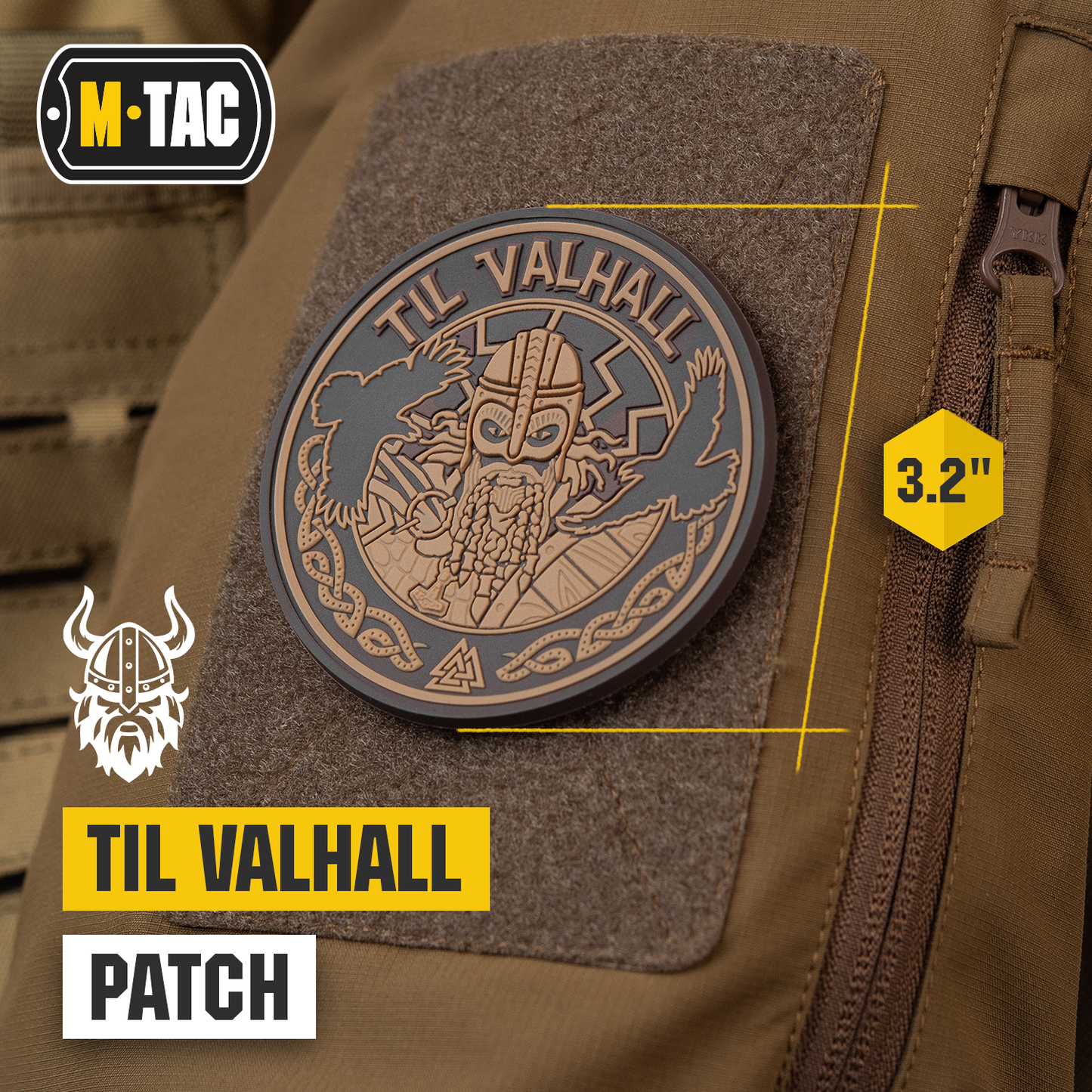 M-Tac patch Til Valhall PVC