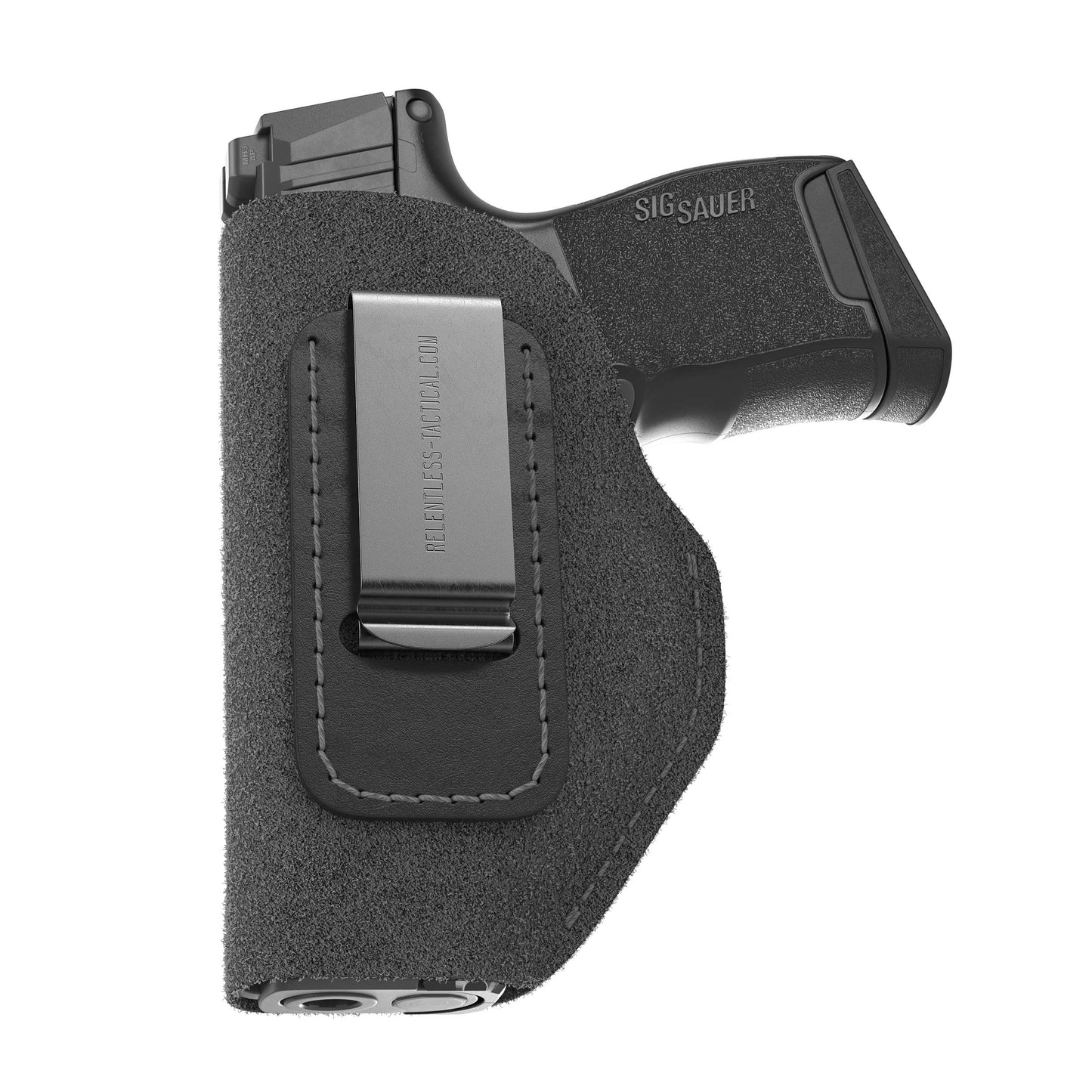 The Ultimate Suede IWB Holster - Medium Size | Fits Glock 42 | Sig P365 | Hellcat | Lifetime Warranty | Made in USA