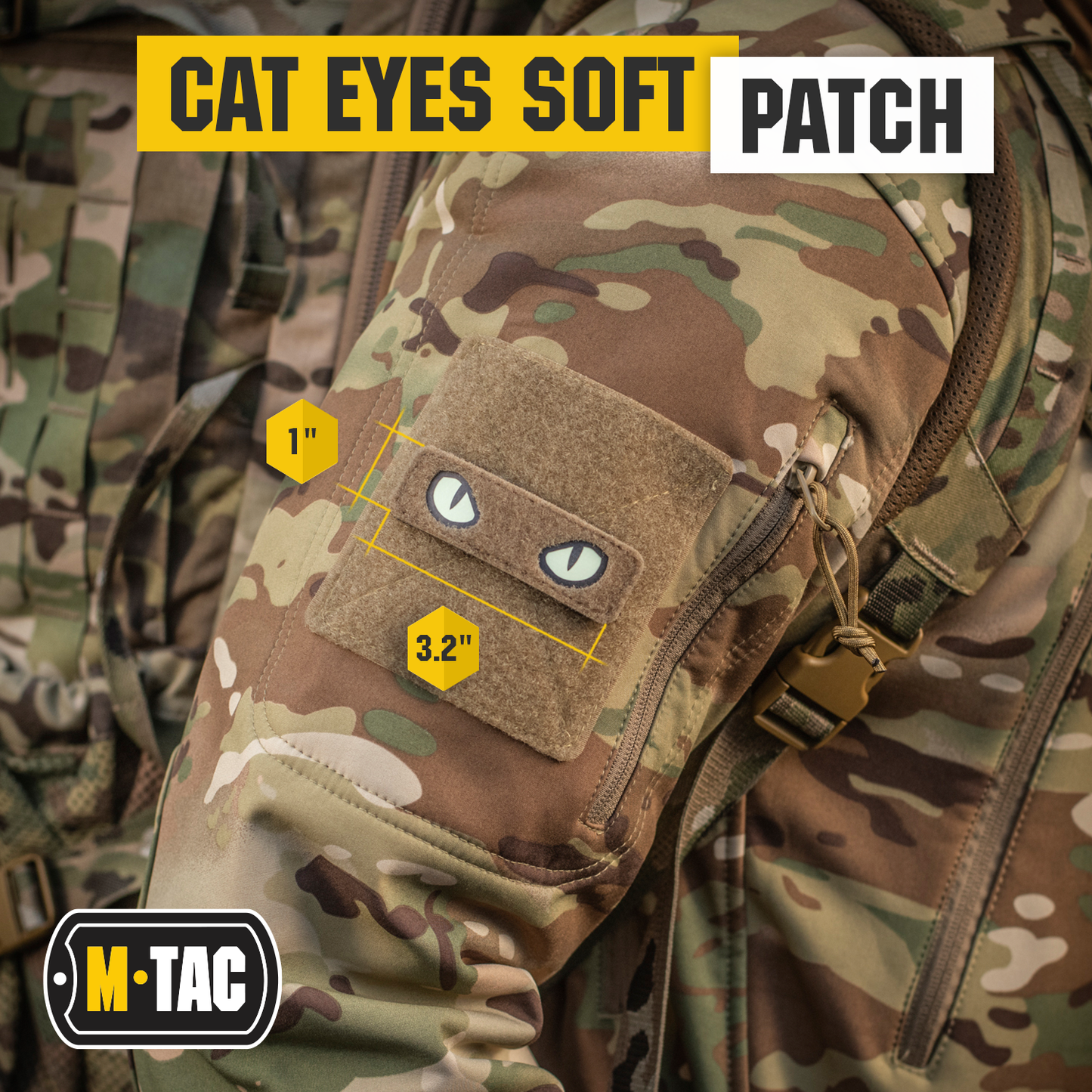 M-Tac patch Cat Eyes (Type 2) Laser Cut