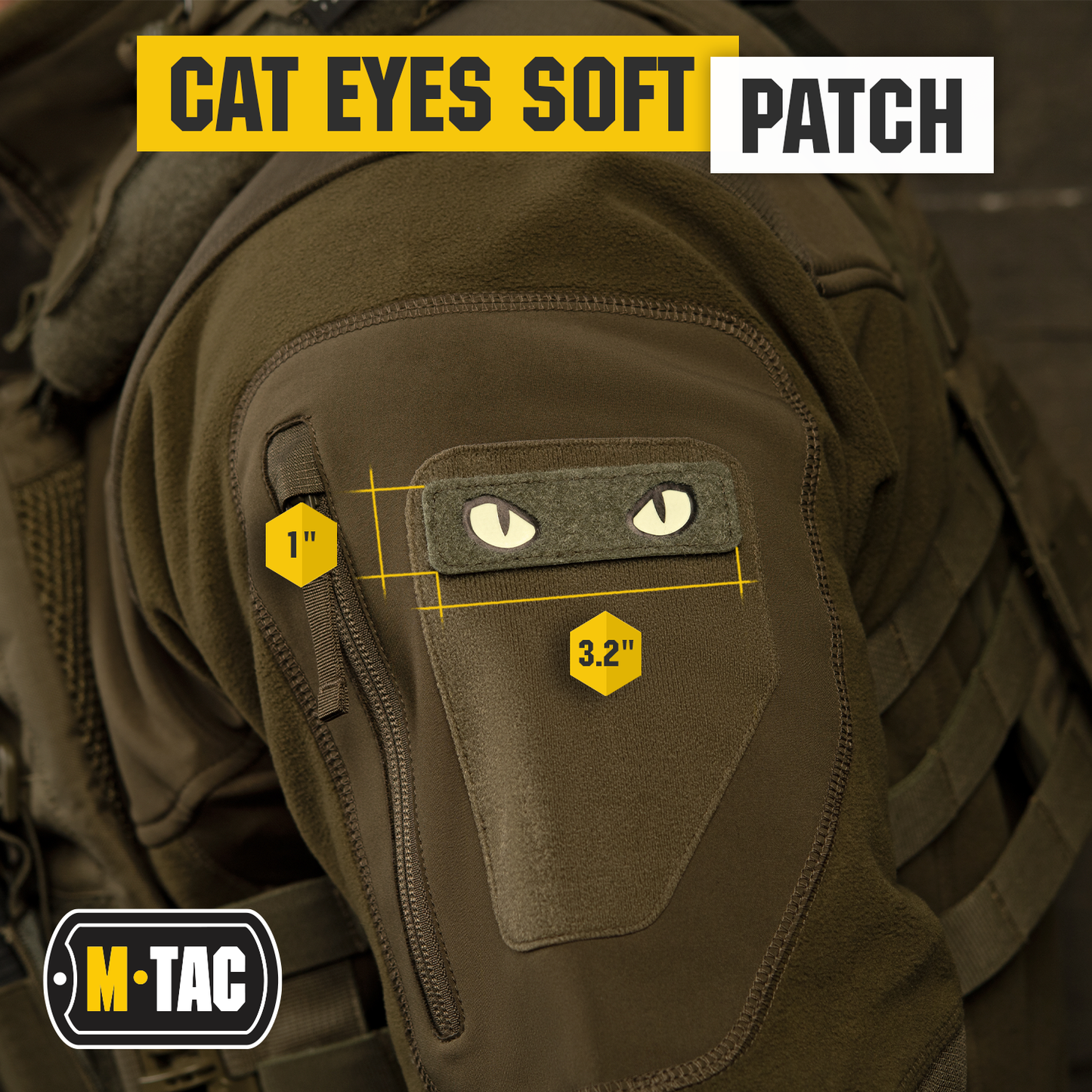 M-Tac patch Cat Eyes (Type 2) Laser Cut