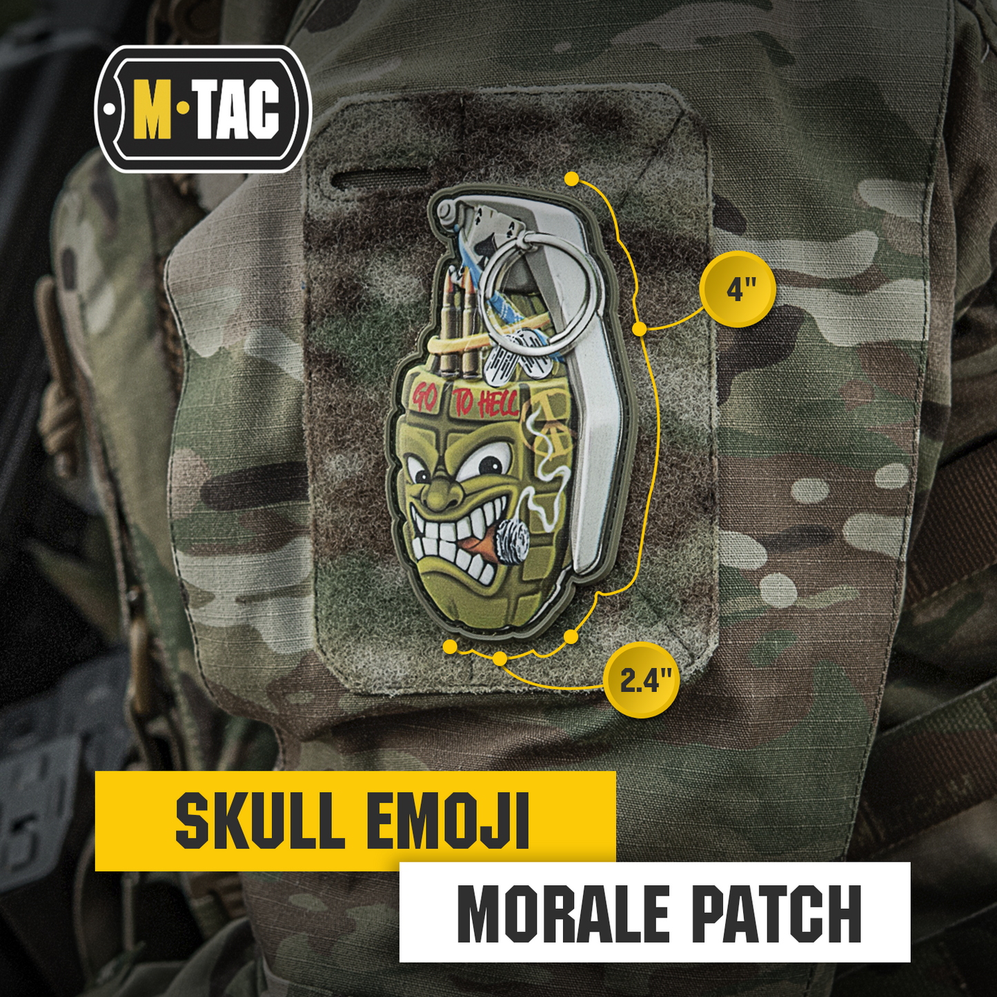 M-Tac Morale F1 PVC Patch