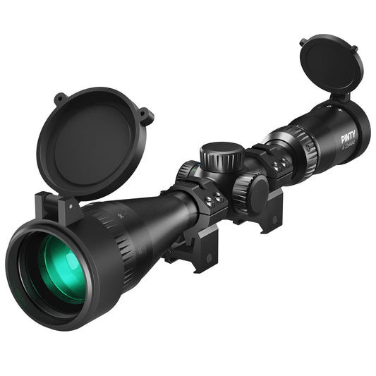 4-12x44 Red & Green Illuminated Optical Riflescope Reticle AO Scope