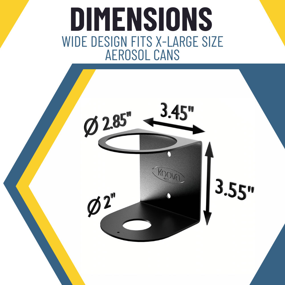 Jumbo-Size Aerosol Can Holder