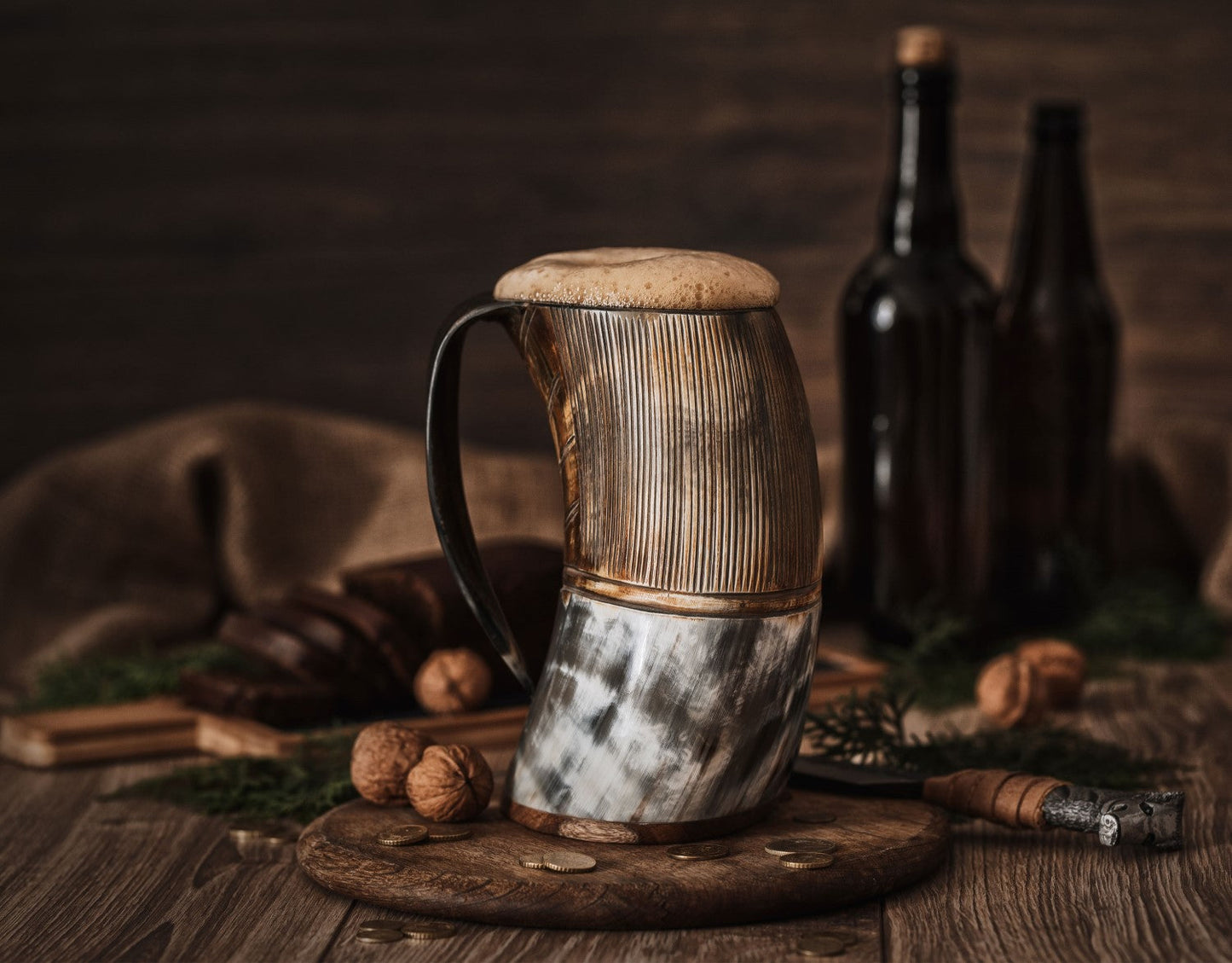 Horn Tankard Mug