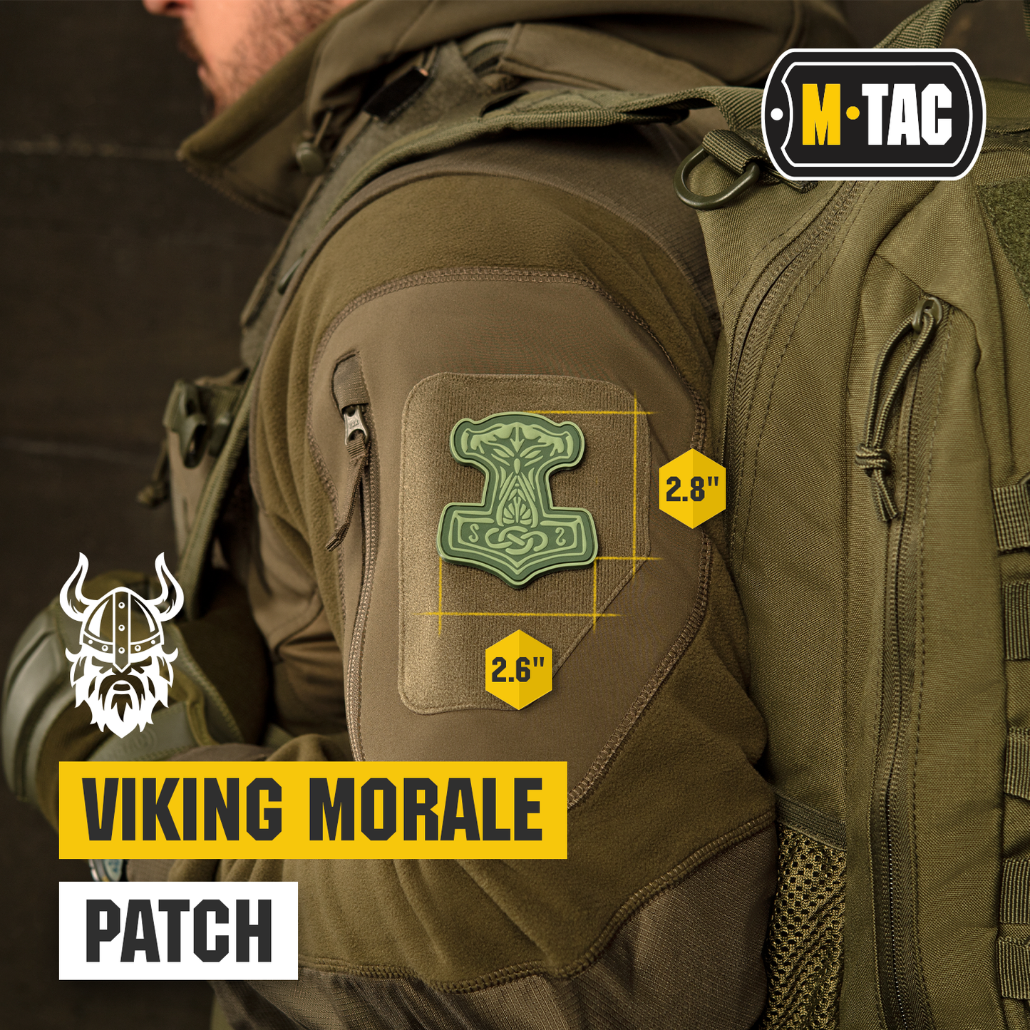 M-Tac patch Mjolnir PVC