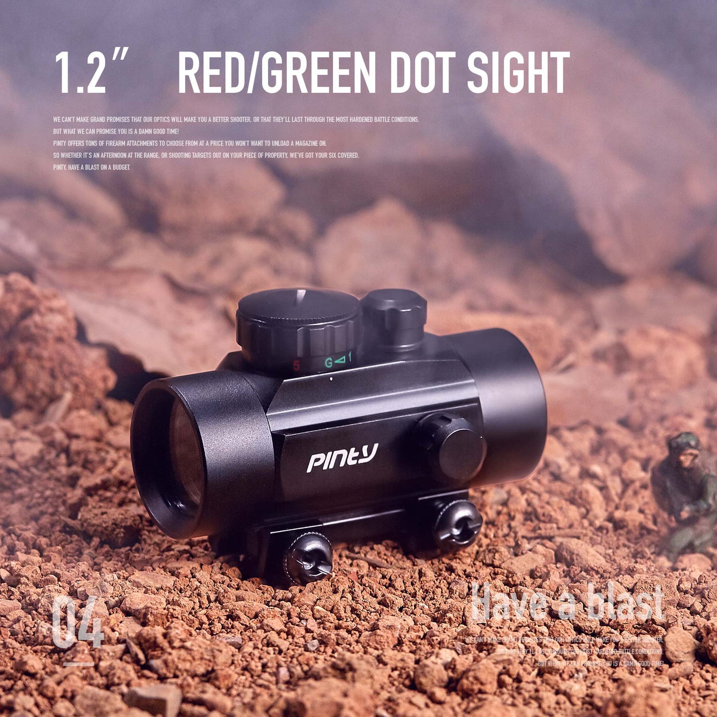 1*30mm Red&Green Dot Sight