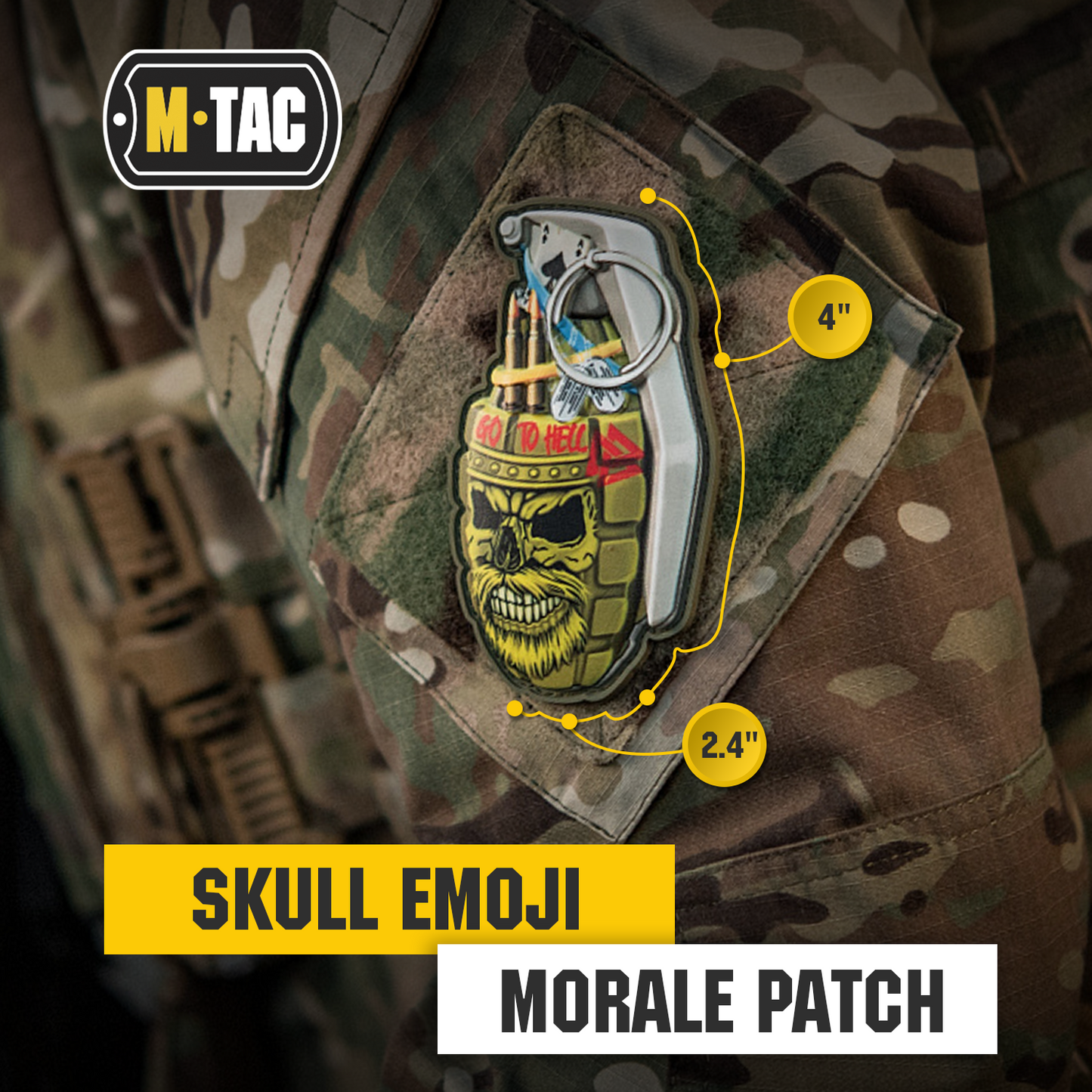 M-Tac Morale F1 PVC Patch