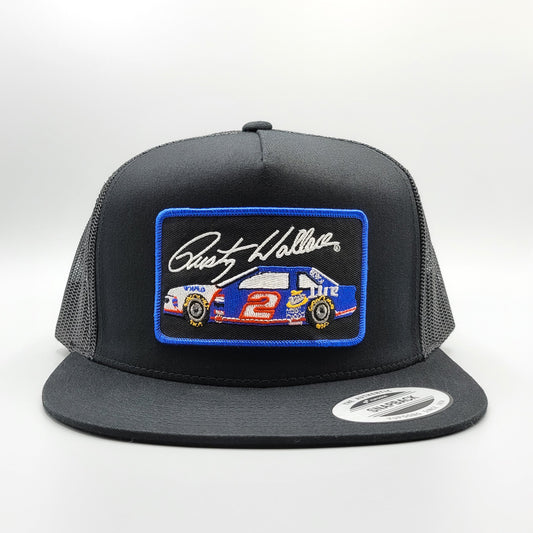 Rusty Wallace Miller Beer Nascar Racing Trucker Hat