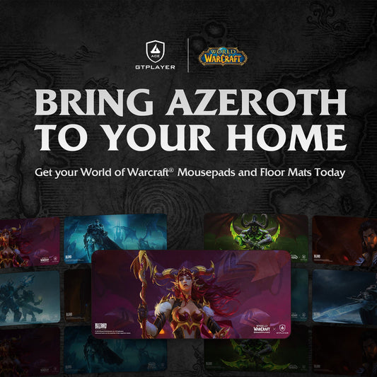 World of Warcraft® Mousepad and Floor Mat Series