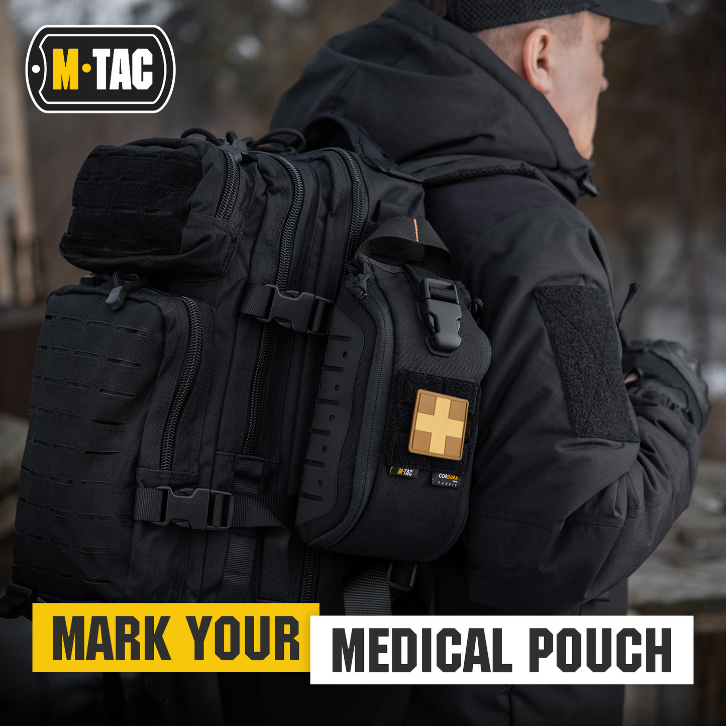 M-Tac patch Medic Cross Square PVC