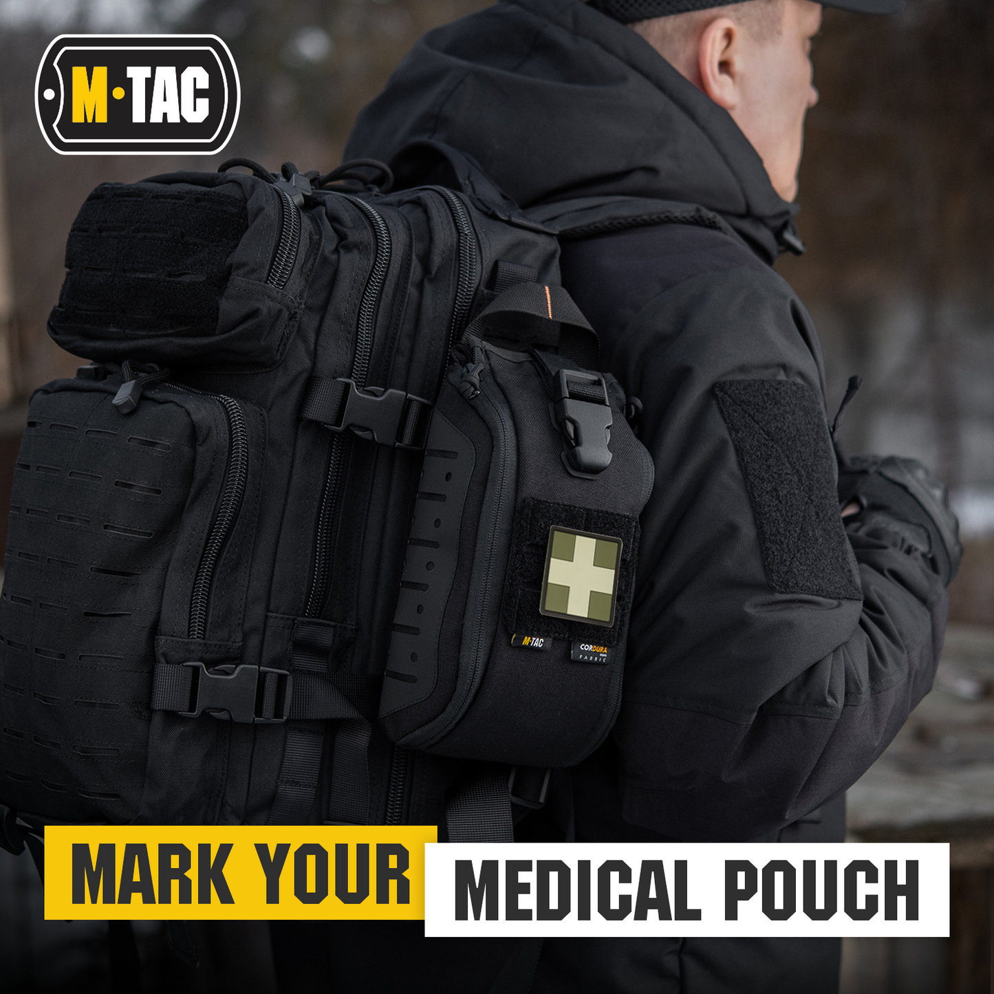 M-Tac patch Medic Cross Square PVC