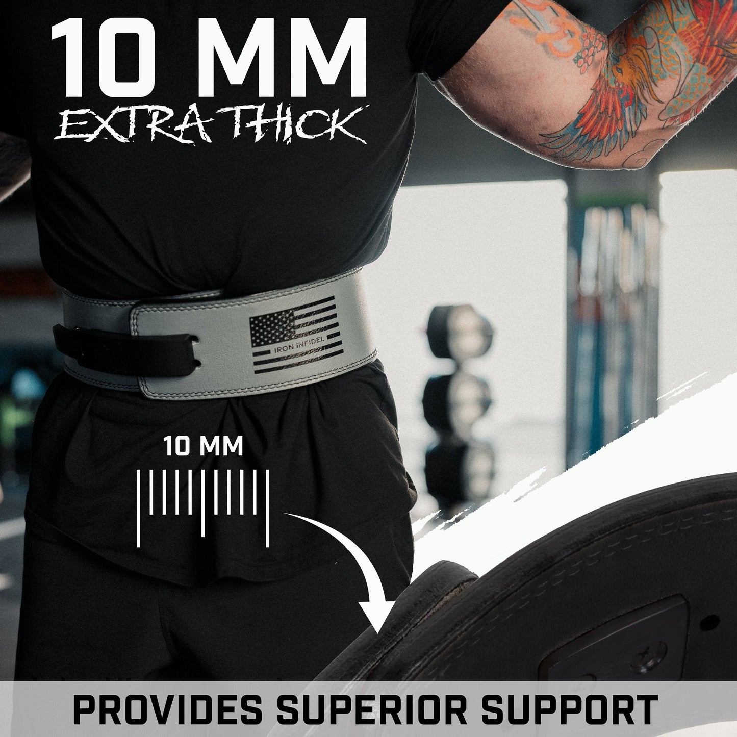 10mm Lever Weightlifting Belt