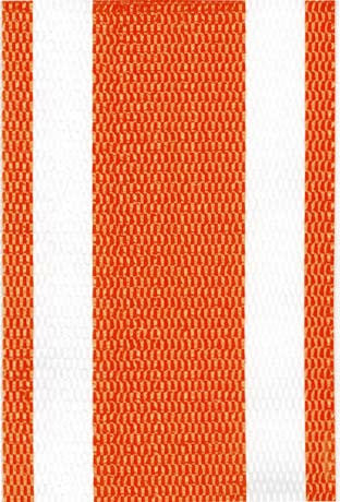 Orange and White Stripe