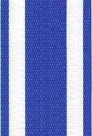 Blue and White Stripe