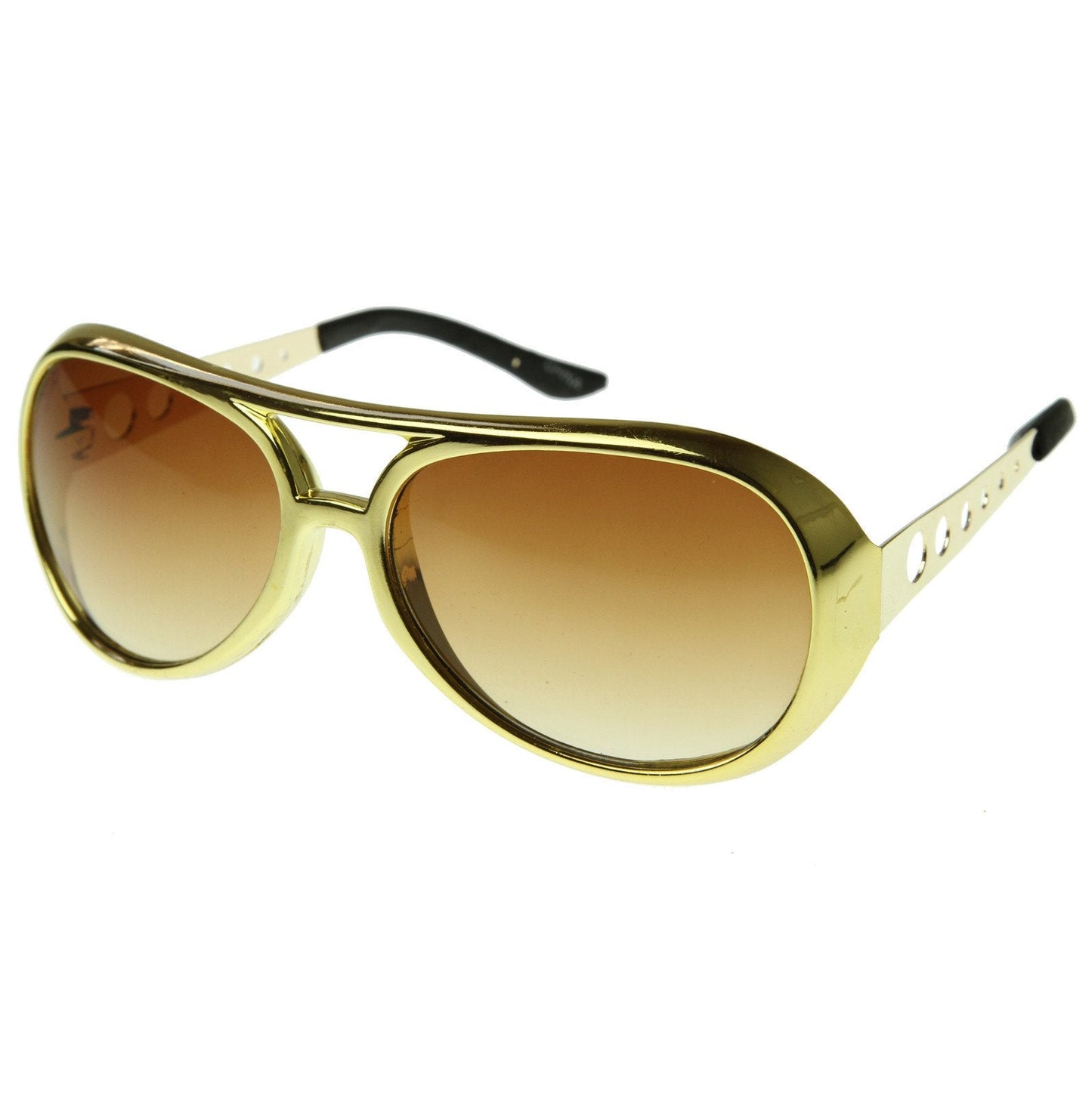 Retro Large Elvis King Of Rock and Roll Aviator Sunglasses 2203