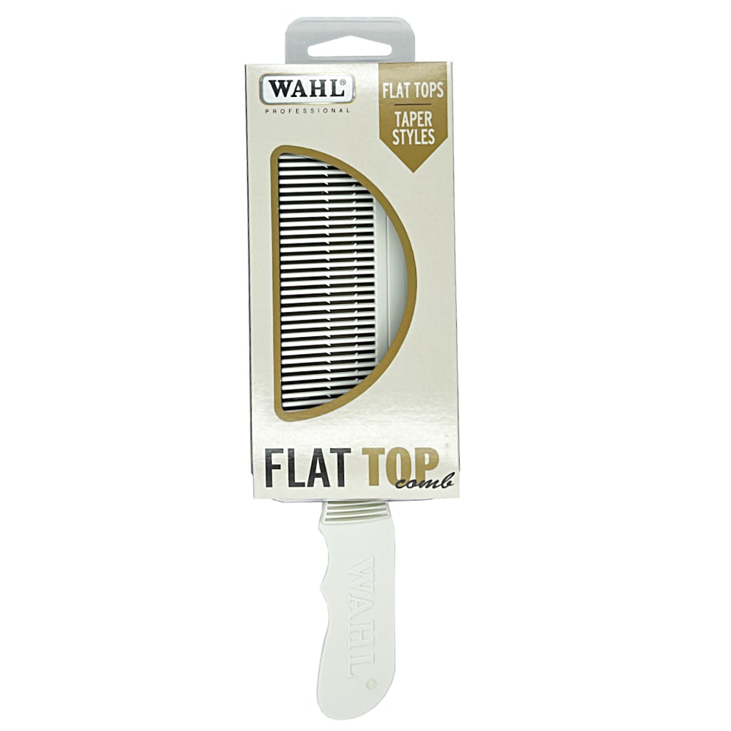 Wahl Large Flat Top Comb-Off White