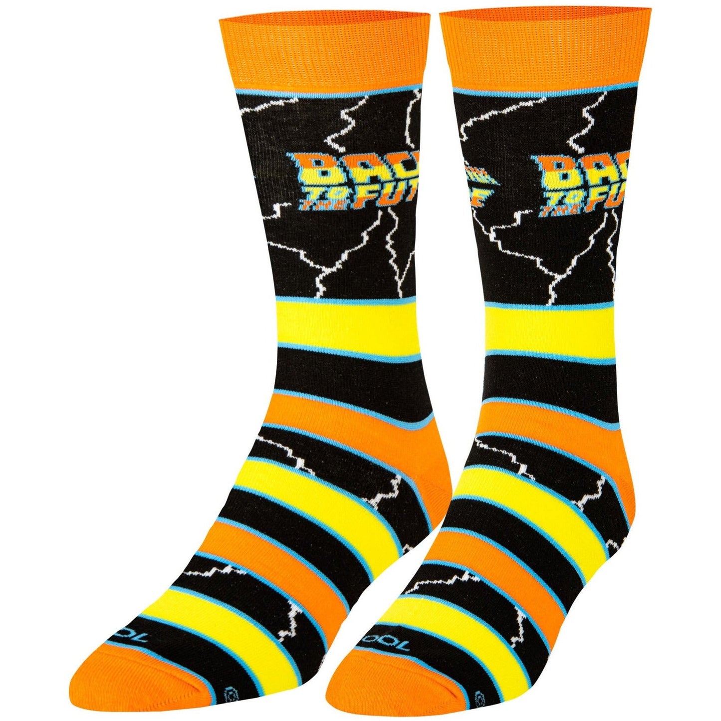 Back to the Future "Stripes" Men's Crew Folded Socks (Size 8-12)