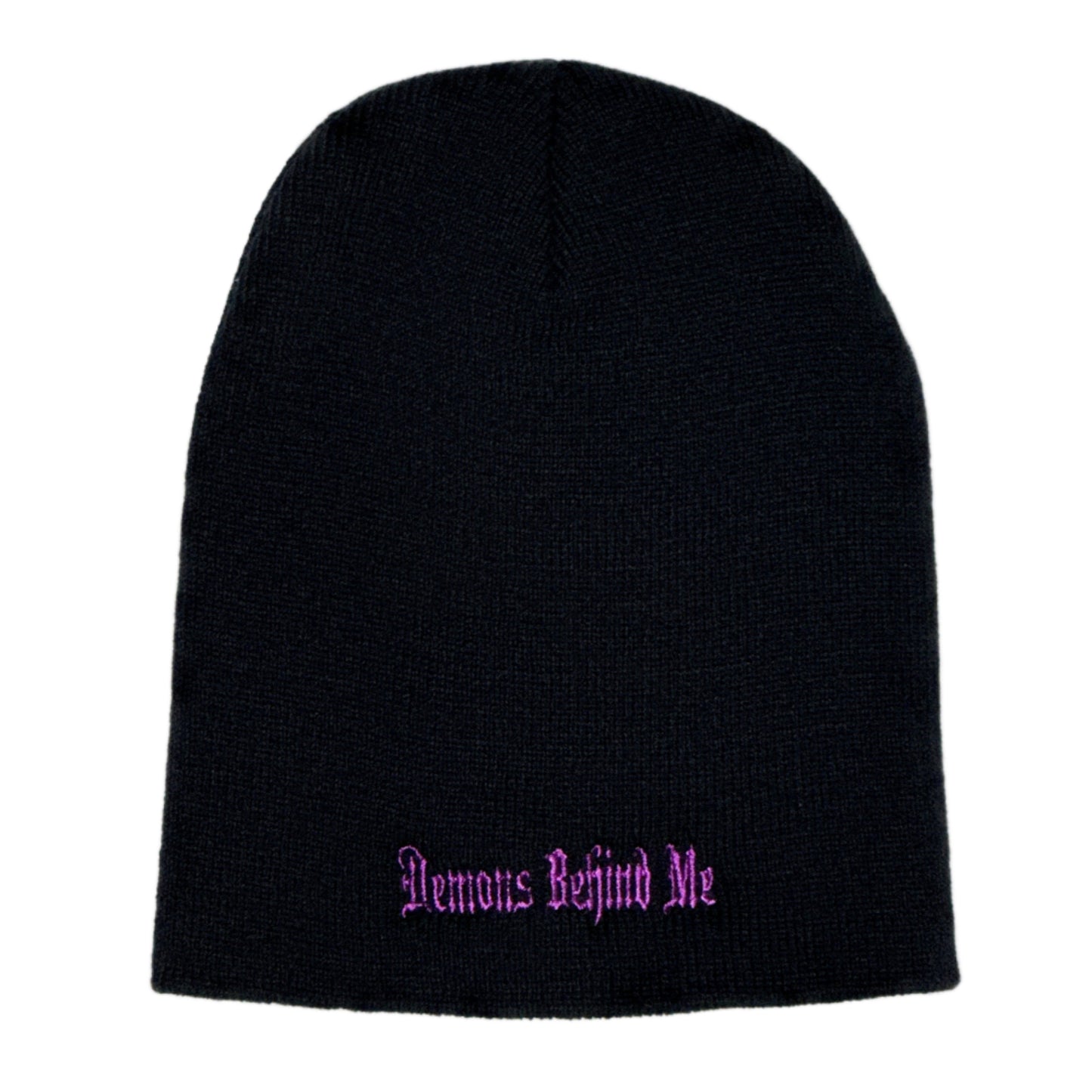 Purple Circle Skull Beanie