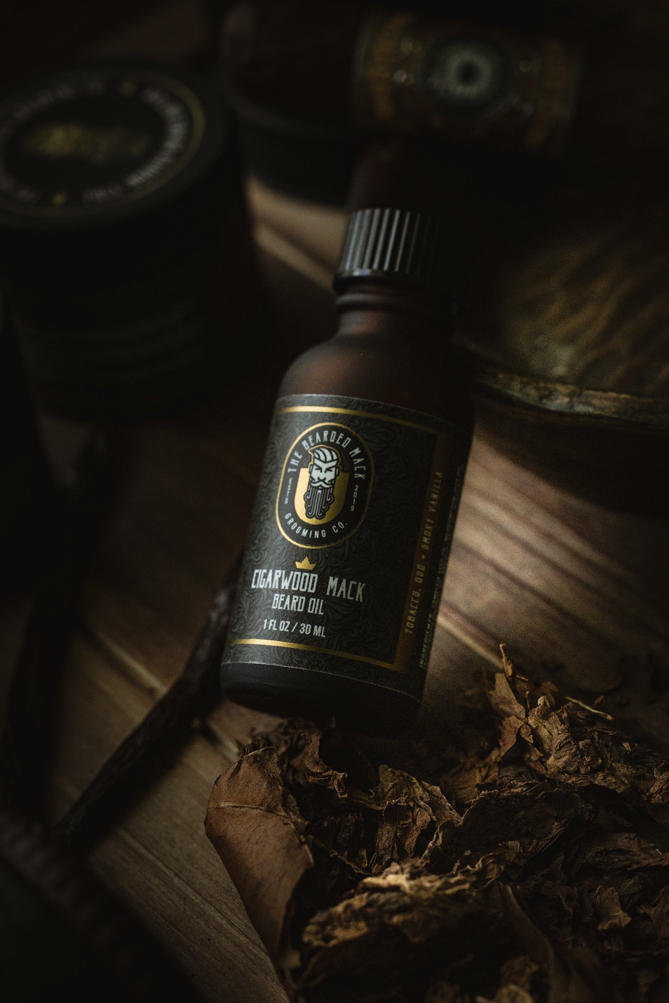 Cigarwood Mack Beard Oil -  Tobacco, Oud + Smoky Vanilla