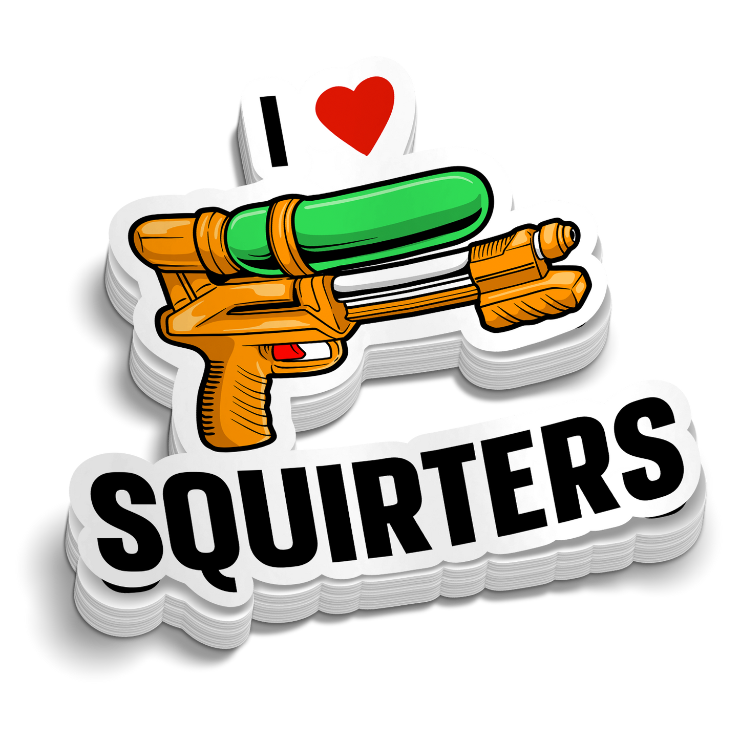 Squirters - Hard Hat Decal