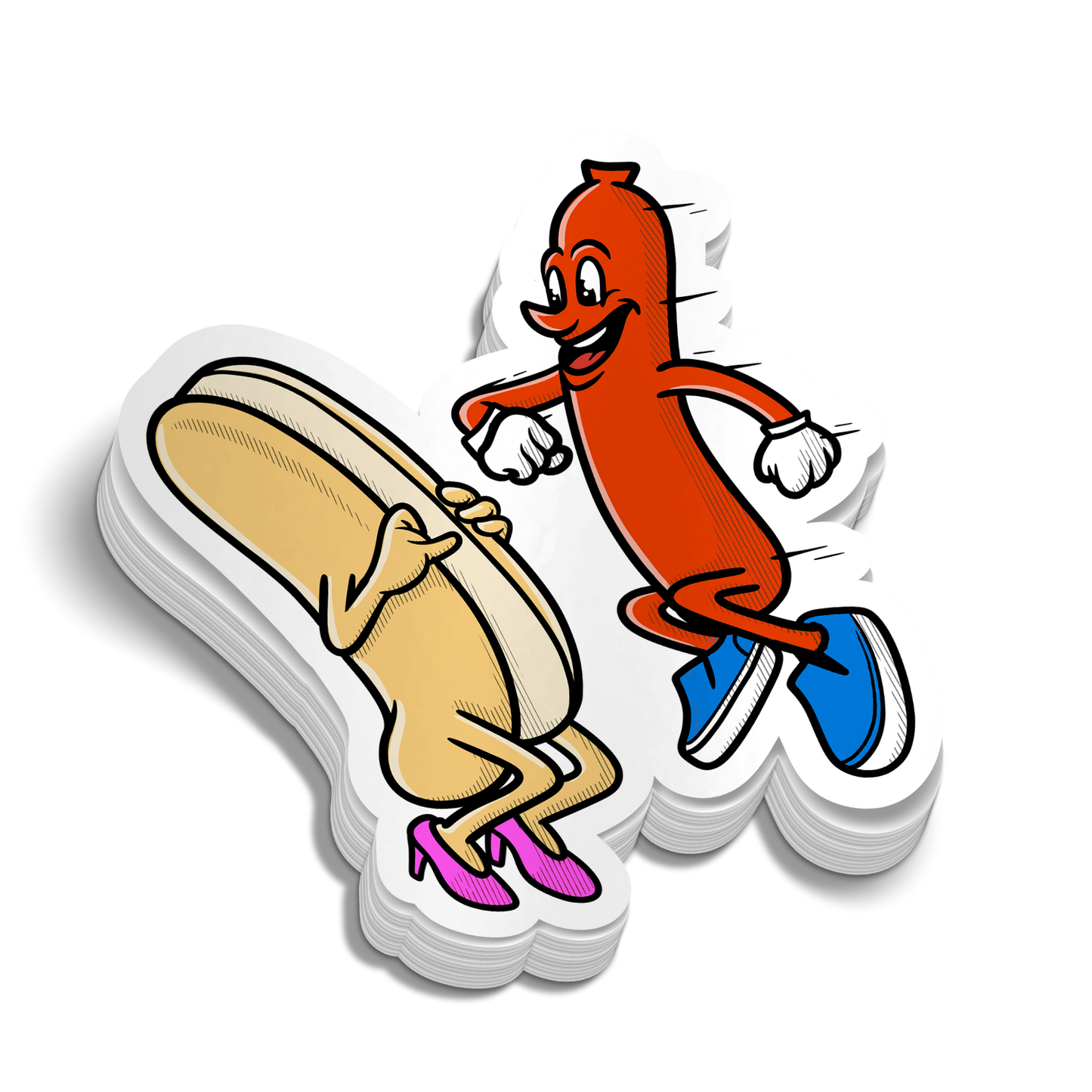 Hot Dog - Hard Hat Decal